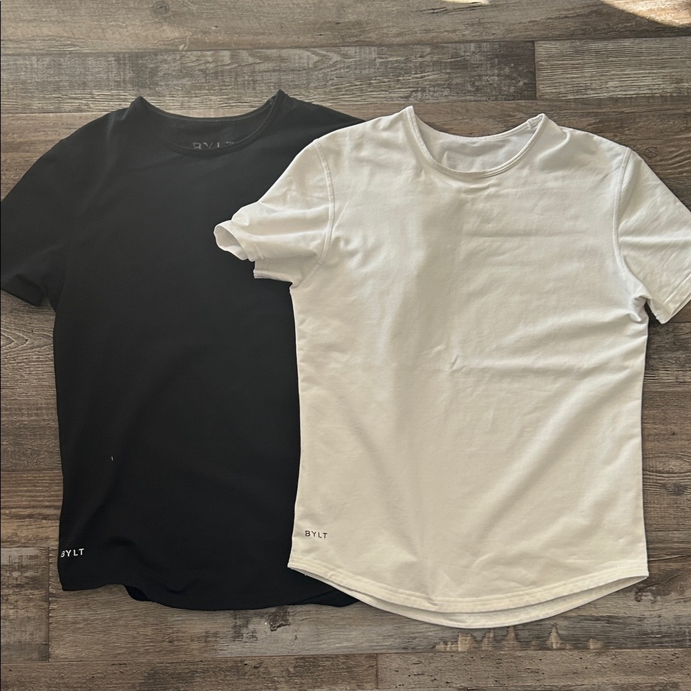 BYLT Basics Kids Black and White Short Sleeve Tees
